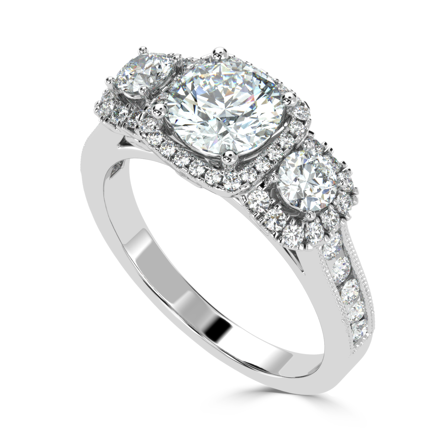 Buy 1.38Ct Solitaire Natural Diamond Ring  | SolitaireKart